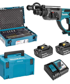 Perforateur Sds + Sans Fil Perforateur Burineur Makita DHR202FJX5 SDS-Plus Avec Accessoires
