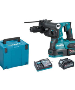Perforateur Sds + Sans Fil Perfo-burineur Makita SDS-Plus 40 V Max Li-Ion 2.5 Ah - Diamètre Béton 28 Mm - 2 Batteries + Chargeur