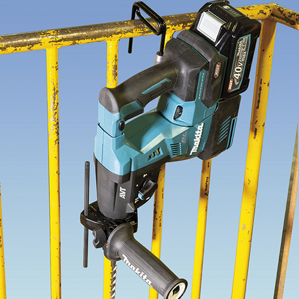 Perforateur Sds + Sans Fil Perfo-burineur Makita SDS-Plus 40 V Max Li-Ion 2.5 Ah - Diamètre Béton 28 Mm - 2 Batteries + Chargeur 6 Perforateur Sds + Sans Fil Perfo-burineur Makita SDS-Plus 40 V Max Li-Ion 2.5 Ah - Diamètre Béton 28 Mm - 2 Batteries + Chargeur – Image 4