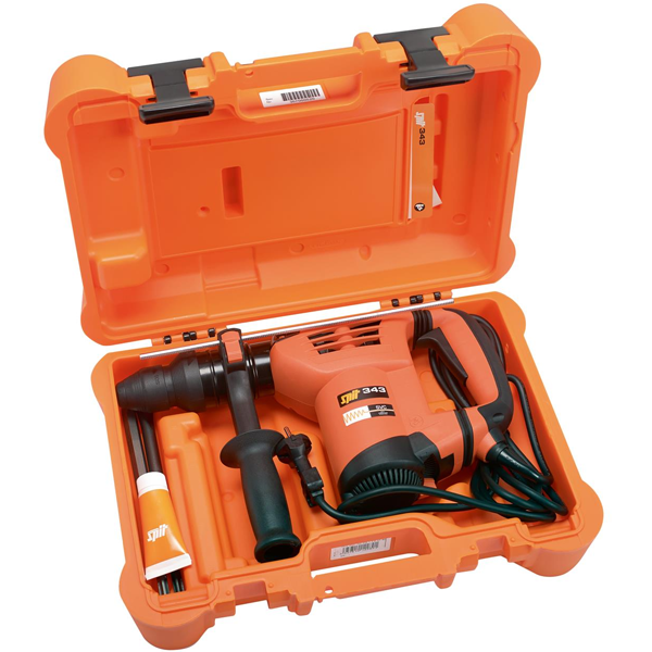 SPIT Paslode Perforateur Sds + Filaire Perforateur Piqueur Filaire Spit 343 SVC SDS Plus Avec Pic Et Burin 3 SPIT Paslode Perforateur Sds + Filaire Perforateur Piqueur Filaire Spit 343 SVC SDS Plus Avec Pic Et Burin
