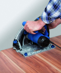 Scie Circulaire Filaire Scie Plongeante Scheppach Ø 160 Mm PL55 Avec Lame Et Rail De Guidage