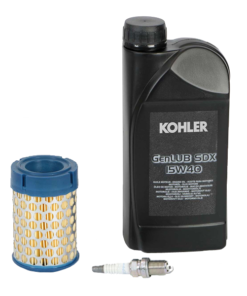 Kits D'entretien Pour Groupe électrogène Entretien Moteur Kohler CH270 Huile, Bougie Et Filtre D'air SDMO RKS1