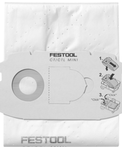 Sac Pour Aspirateur Lot De 5 Sacs Filtre SelfClean SC FIS-CT MINI/5 Festool 498410