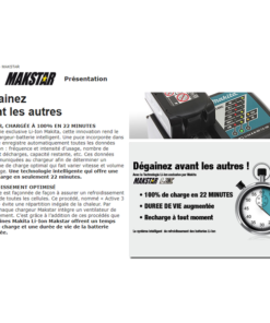 Visseuse Sans Fil Ensemble Makita 18 V DDF482 DTD152 Batteries Et Chargeur -Outils électroportatifs Soldes sans titre 4