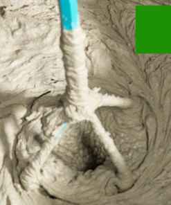 Turbines De Malaxage Et Accessoires Pour Malaxeur Turbine De Malaxage Collomix KR Hexafix Ø 120 Mm - Longueur 590 Mm