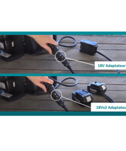 Electroportatif Divers Métiers Support Dorsal Avec Pack énergie 18V Makita - 4 Batteries 5Ah + Chargeur Double -Outils électroportatifs Soldes support dorsal3