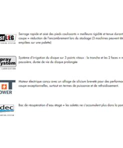 Diam Industries Scie Circulaire Carrelage Scie Table Coupe Carreaux XXL PRIME120S 230V 2,2 KW Disque Ø 350 Mm