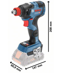 Visseuse à Choc Visseuse à Choc Sans Fil Bosch GDX 18V-200C Machine Seule Coffret L-Boxx