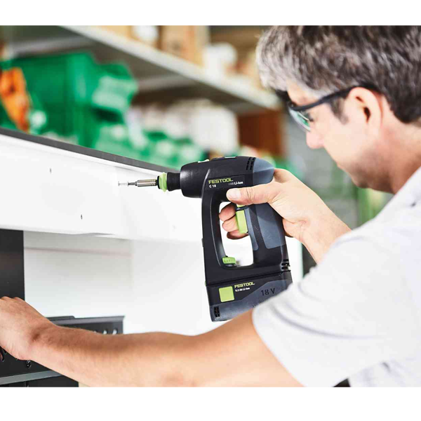 Visseuse Sans Fil Perceuse Visseuse Festool C 18 HPC 4,0 I-Plus Avec Batteries Chargeur 5 Visseuse Sans Fil Perceuse Visseuse Festool C 18 HPC 4,0 I-Plus Avec Batteries Chargeur – Image 3
