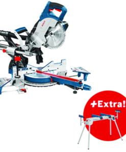 Scie à Onglet Et Radiale Scie à Onglet Radiale Bosch GCM 8 SJL+ Support De Travail GTA 2600